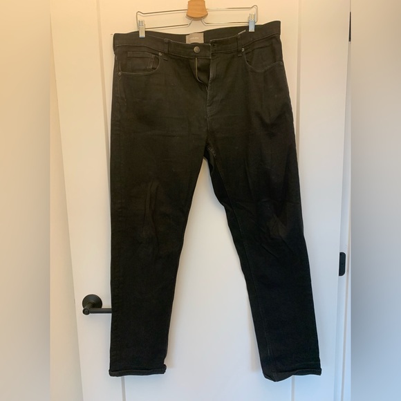 Everlane Mens Straight Jeans in Black - Picture 4 of 7